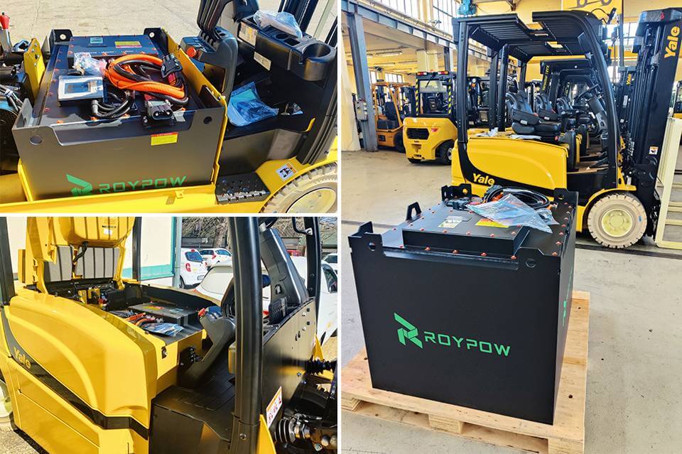 Empowering Yale, Hyster & TCM Forklift Operations in Europe with ROYPOW Lithium Forklift Batteries