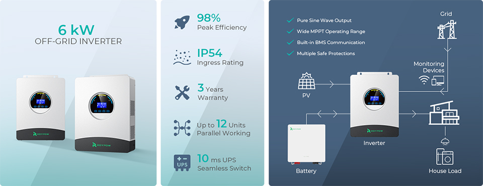 6kW solar off-grid inverter