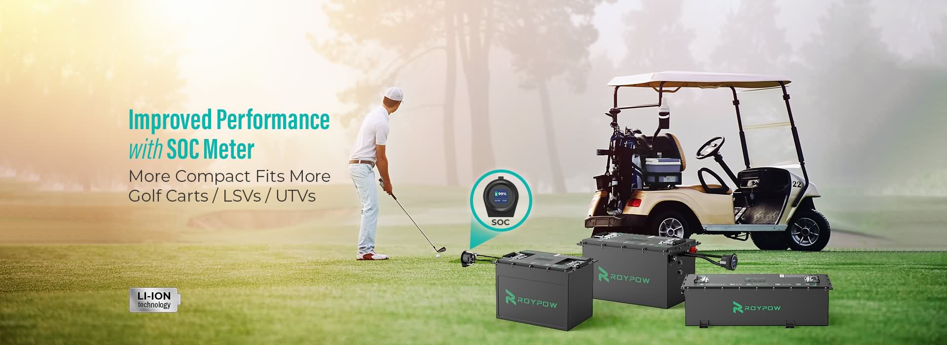 LiFePO4 Golf Cart Batteries