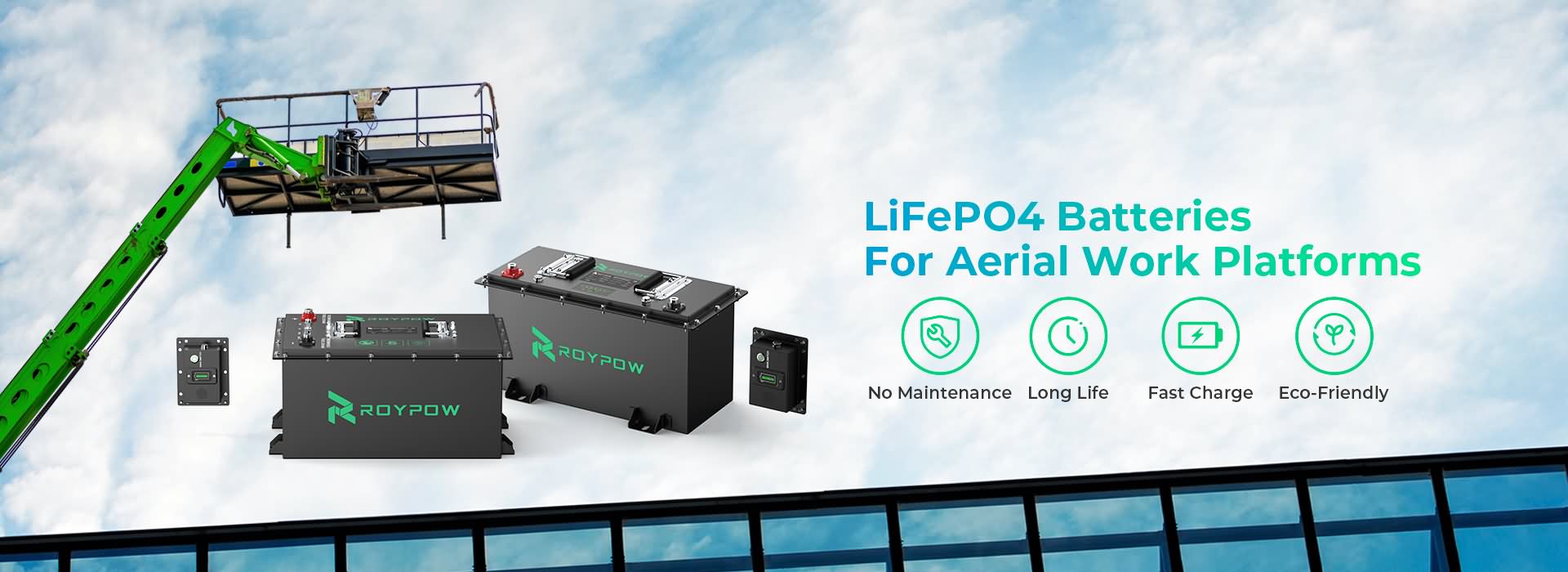 LiFePO4 Batteries for Aerial Work Platforms