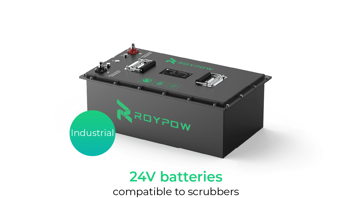 24 V LiFePO4 Batteries for Floor Cleaning Machines